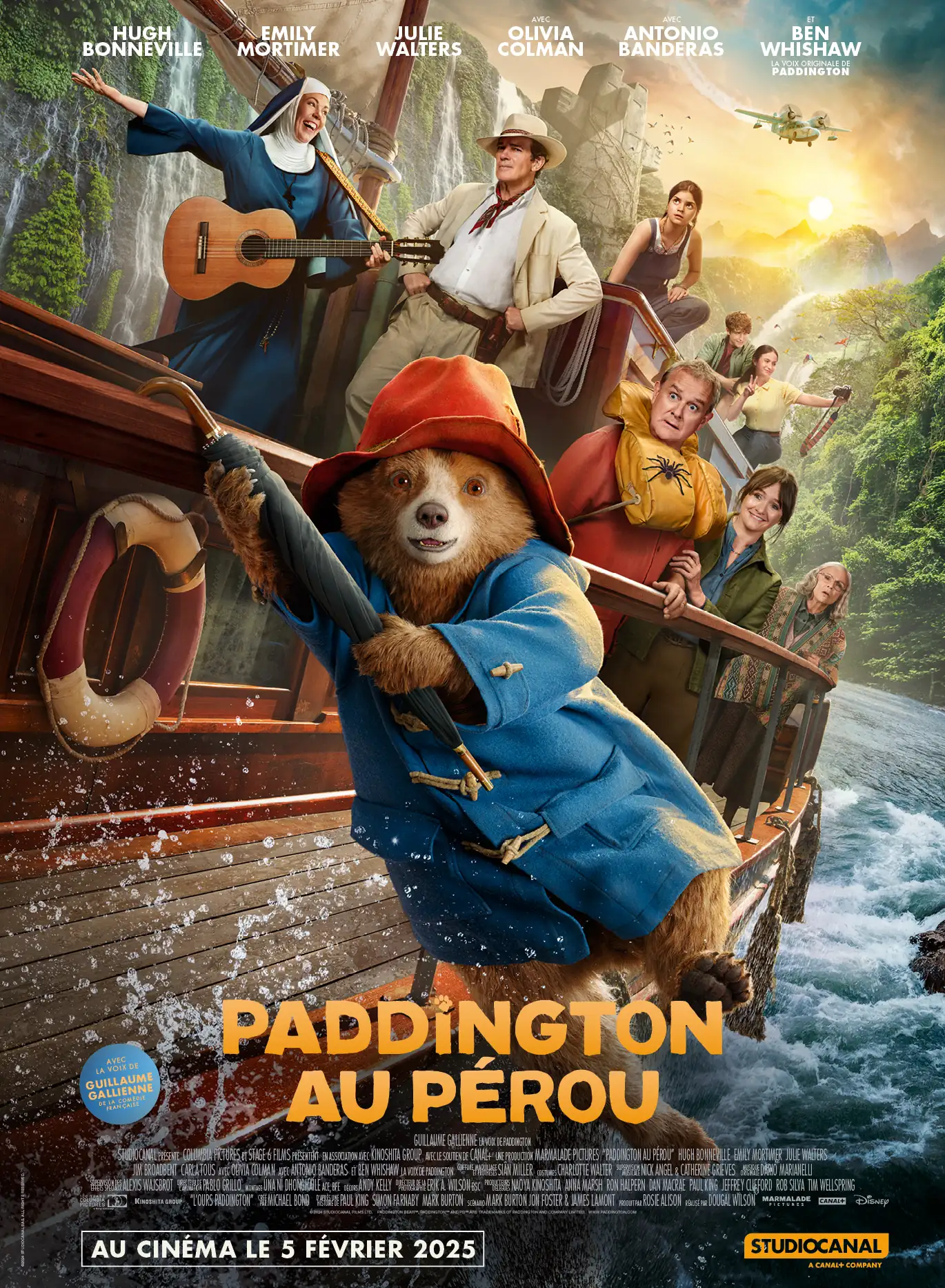 paddington au perou affiche